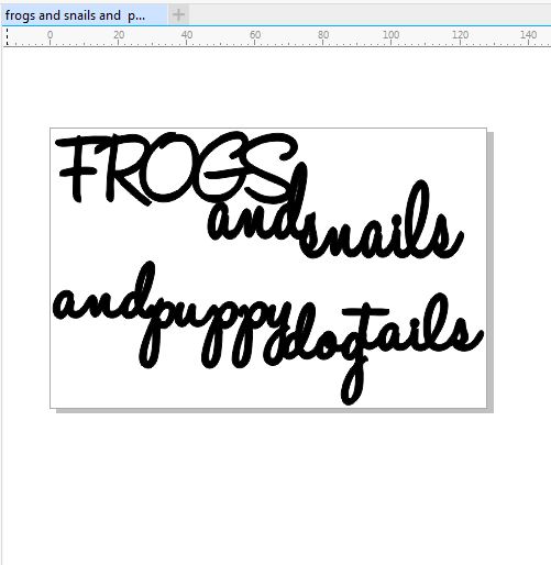 frogs and snails 128 x 82. min buy 3